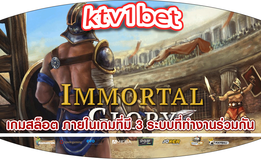 เกมสล็อต ภายในเกมที่มี 3 ระบบที่ทำงานร่วมกัน