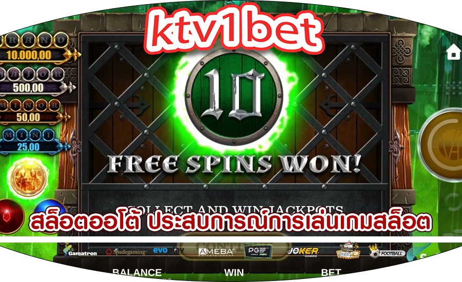 สล็อตออโต้ ประสบการณ์การเล่นเกมสล็อตออนไลน์