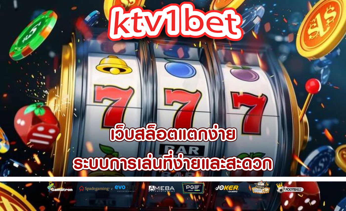 เว็บสล็อตแตกง่าย ระบบการเล่นที่ง่ายและสะดวก