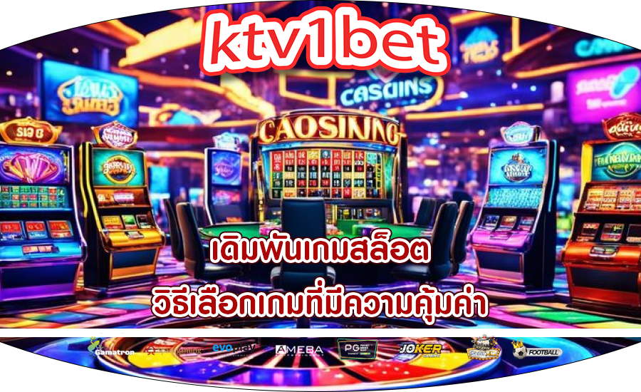 เดิมพันเกมสล็อต วิธีเลือกเกมที่มีความคุ้มค่า
