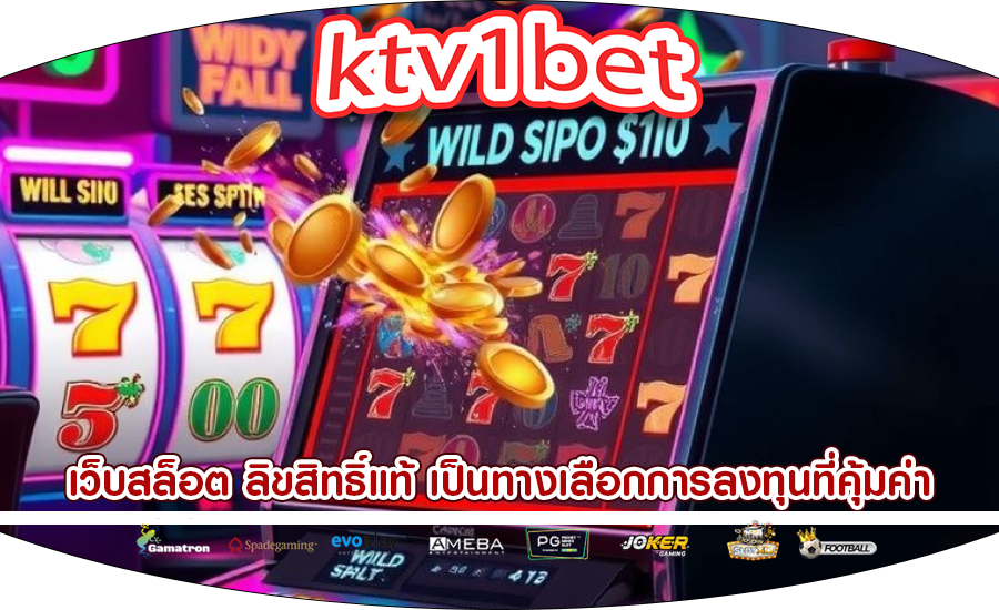 เว็บสล็อต ลิขสิทธิ์แท้ เป็นทางเลือกการลงทุนที่คุ้มค่า