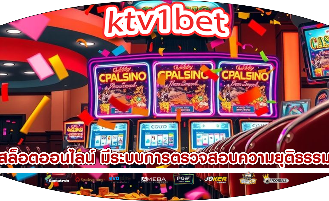 สล็อตออนไลน์ มีระบบการตรวจสอบความยุติธรรม